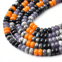 Harvest Moon Dusk,5x8mm rondelle beads, REJ365