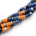 Cosmic Dust, 5x8mm rondelle beads, REJ368
