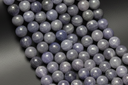 Blue Violet Tanzanite Round beads, 8mm