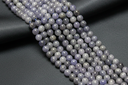 Blue Violet Tanzanite Round beads, 8mm