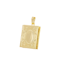 Photo Book Locket Charm,Gold Booklet Charm For Necklace,Picture Book Locket Charm,Locket Charm For Photo,Photo Locket Charm,CPG2135