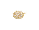18k Gold Plated CZ Shiny medallion, Geometric CZ Medallion, Celestial, Super Sparkly Pendant, Maximalist Jewelry, Statement Piece, CPG1595