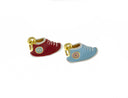 Baby Tennis Shoe Charm,Kids Sneaker Charm,Dainty Sneakers For Babies,Red Kids Sneakers,Blue Baby Sneakers,1 pc,5pcs or 10 pcs,CPG1075