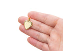 Heart Locket picture Charm,Gold Heart Locket Charm For Necklace,Photo Locket Charm,Locket Charm For Photo,Gold Locket Charm,CPG2133