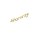 Mommy Monogram Connector Charm,Mommy Bracelet Connector,Gold Mommy Connector Charm With AAA Cubic Zirconia,CNG031