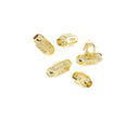 Tube Spacer Bead For Bracelet Or Necklace,Monogram Gold Spacer Bead ,Large Hole Spacer Bead For Elastic Cord Or Chain Bracelet ,SPG009