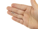 Gold And Silver Lightning Bolt Charm,Dainty CZ Pave Lightning Bolt Pendant,Lightning Bolt Charm Fro Permanent Jewelry Making,CPG2325,CPS2325