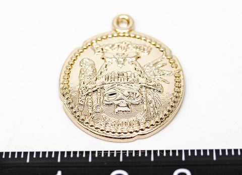Gold Plated Pirate token, coin, WHOLESALE,CPG337