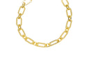 Gold Oval Flat Alternating Big And Small Link Chain,Oval Flat Gold Chain For Jewelry Making,Shiny Gold Open Link Chain,CHG071