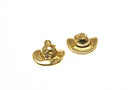 18k Gold or Silver CZ Tiny Rancher Hat, Cowboy Cowgirl Hat, CZ Western Hat, Rancher hat Charm, CPG2278, CPS2278