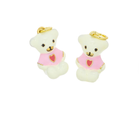 Little Baby Bear Charm,Small Bear Charm For Jewelry Making,Teddy Bear Charm For Arts And Crafts,Animal Lover's Gift Idea,CPG2149