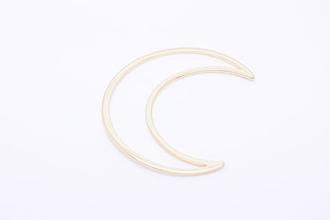 Gold,Silver Open Moon Crescent Pendant/ Charm, 1 pc, 10 pcs, 50 pcs, WHOLESALE