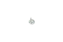 18k Gold or Silver Skull Medallion cz Pendant, Individuality, Danger, Edgy, CZ medallion, CPG1351