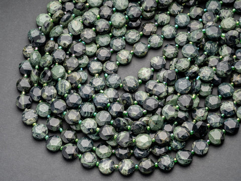 AA Natural Kambaba jasper Star Cut Disc Beads, 12mm disc, Natural Citrine beads, Natural Citrine Stone, Full Strand, DS021