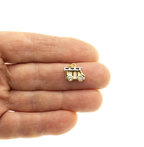 Overlanding Enthusiast Gift,Gold Overlanding Charm,Overlanding Supply,Camping Car Charm For Necklace Or Bracelet,CPG031
