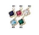 Gold Four Leaf Flower Charm With CZ,CZ Gold Four Leaf Clover Charm,Clover Charm For Jewelry Making,CPG814