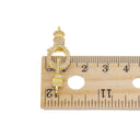 Gold Pave Connector Clasp,Large Pave CZ Gold Clasp,Two Part Clasp For Necklace Or Bracelet,Connector Clasp For Jewelry making,CLG248