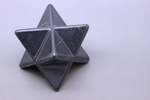 Natural 3cm Shungite Merkaba, EMF Protection, Meditation, Protection, Healing, Stones, Home Decor, Detox, Purification
