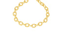 Twisted Rope And Smooth Alternating Oval Link Chain,Braided Twisted Gold Chain For Jewelry Making,Alternating Gold Oval Link Chain,CHG171
