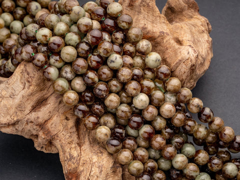 6mm, 8mm natural Green Pyrope Garnet beads, round beads, 6,8mm gemstone beads, full strands, stone of health, 6R08, 8R09