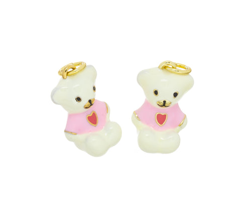 Little Baby Bear Charm,Small Bear Charm For Jewelry Making,Teddy Bear Charm For Arts And Crafts,Animal Lover's Gift Idea,CPG2149
