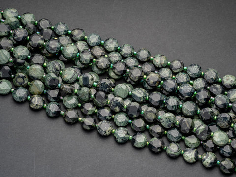 AA Natural Kambaba jasper Star Cut Disc Beads, 12mm disc, Natural Citrine beads, Natural Citrine Stone, Full Strand, DS021