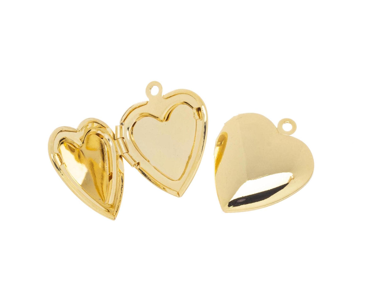 Gold Locket Heart Charm Valentine's Day Gift, A Meaningful Gift For Someone Special, Heart Charm For a Friend, Heart Charm Gift, CPG816