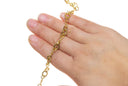 Infinity Gold Chain,Gold Infinity And Ring Link Chain,Forever Infinity Braided Chain For Jewelry Making,CHG0057