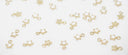 20 pcs of Gold Enamel Stars black, white, light yellow, turquoise, hot pink, baby pink, red, navy blue CPG570