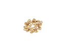 Gold orSilver Ring of Hearts Connector Charm, CZ set Circle of hearts, Flower of hearts connector, CNG108, CNS108