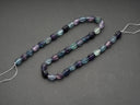 Natural Rainbow Fluorite Beads, 3 Styles Available: #001 Grooved Barrel, #002 Roundelle #003 Grooved Drum #004 Flower, FL001-004