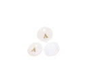 MOP Shell Inlay Monogram Initial Letter Charm,Disc Circle Alphabet initial Charm For Jewelry Making,MOP Round Monogram Letter Charm,CPG812