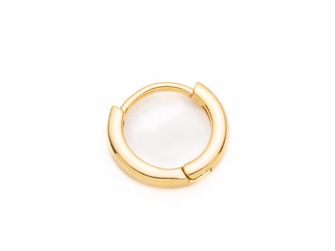 Gold Minimalist huggie hoops, 12mm Small huggie hoops, Earring Hoops, 12mm Huggies, Minimalist Earrings, Hypoallergenic, ERG310