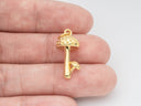 Gold or Silver Mushroom Charm, mushroom pendant, duo growling mushrooms, charm for jewelry making, 17x9mm, CPG457
