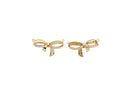 Bow Tie Necklace Connector Charm,Gold Bow Tie CZ Connector Charm,Pave Bow Tie  For Jewelry Making,CNG019