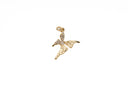 CZ Paved Gold Butterfly, Sparkly Butterfly charm for necklace or earrings, Dainty charm, CPG772