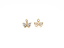 CZ Bow Charm, Timeless Bow Charm, Gold Bow, Charms for girls, CPG2043