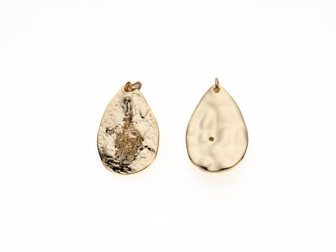 Gold Charms 18K Gold Plated Conch Shell Pendant Conch Shell Charm Bracelet Necklace for DIY Jewelry Making Supply CPG2113
