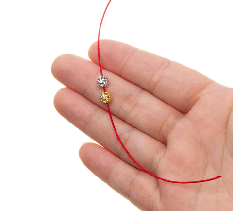 Gold Or Silver CZ Spacer Bead,Tiny Spacer Bead Charm For Bracelet And Necklace,Spacer Bead For 1mm Cord Or Elastic, SPG-SPS138