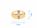 Tube Barrell Spacer Bead,CZ Gold Spacer Bead ,Large Hole Spacer Bead For Elastic Cord,Chain Or Leather Cord,SPG011