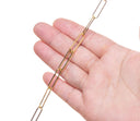 Gold Elongated 22MM Paperclip Chain,Paperclip Chain For Jewelry Making,Large Paperclip Chain For Necklace And Bracelet,CHG0084