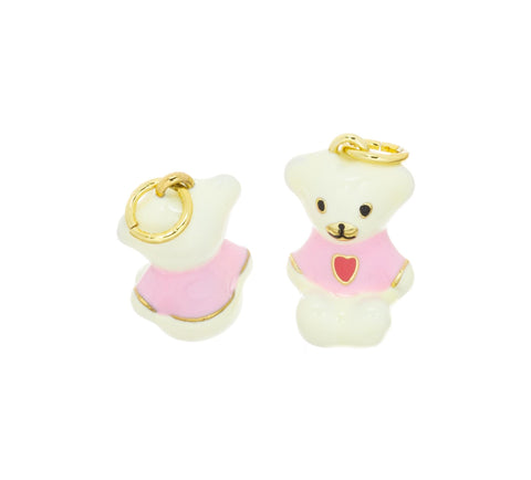 Little Baby Bear Charm,Small Bear Charm For Jewelry Making,Teddy Bear Charm For Arts And Crafts,Animal Lover's Gift Idea,CPG2149