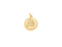 18k Gold Be Free Soda Cap Charm, Gold Be Free Pendant, Be Free Soda Cap Charm, Gold Charm, Gold Plated Findings, CPG2201