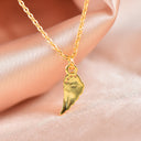 Gold Tiny cz Feather Charm, 11x5.5mm, feather cz, CPG335