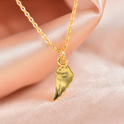Gold Tiny cz Feather Charm, 11x5.5mm, feather cz, CPG335