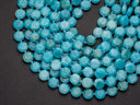 Imt Jade Amazonite color Star Cut Disc Beads, 12mm disc, Full Strand, DS023
