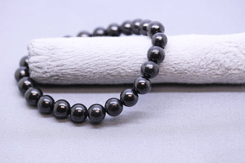 Natural Shungite4mm,6mm,8mm,10mm Stretchy Bracelet, Wearable EMF Prrotection, Root Chakra, Meditation, Protection, Detox,  WHOLESALE