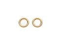 18K Gold Plated Closed Circle Karma Charm Minimalist Jewelry Connector Dainty Simple Necklace Pendant Jewelry CPG2114