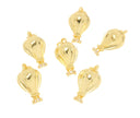 18k Gold Hot Air Balloon, CZ Detail, Hot Air Balloon Charm, Mini Hot Air Balloon Pendant, Love is in the Air Charm, CPG2524