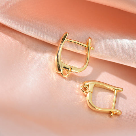 Latch Back Hinged Snap Hoop Earring ,Open link Lever Back Hoop earring,EAC-115